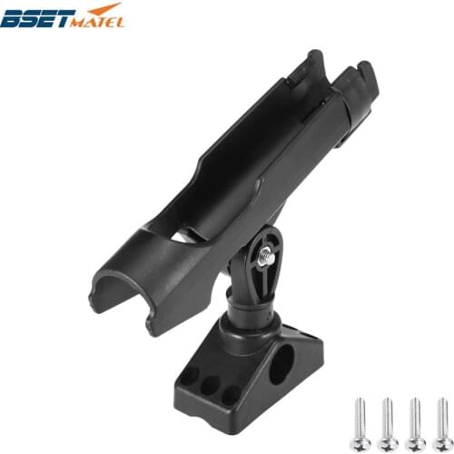 ABS Adjustable Boat Fishing Rod Rack Holder Device Pole Kayak Support Fixer Fix Pole Rotatable Mount Inflatable Accessories