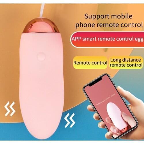 Smart Phone APP Control Jump Eggs Vibrator Sex Toys Kegel Vaginal Ball For Women USB Vibrating Vagina Tight Exercise Geisha Ball