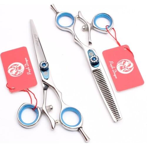 Y9229 Professional Hairdressing Scissors High Quality for Hairdressor Hair Cutting Thinning Swivel Thumb Cutting Shears 5.5" 6"