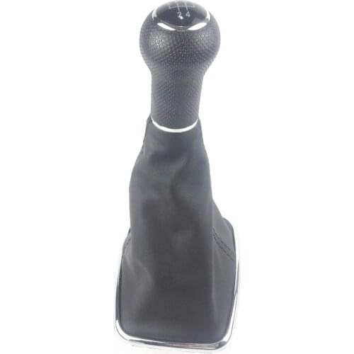 5-Speed Gaitor Boot Black Anti Gear Shift Dust Cap Gear Shift Knob For Bora Golf