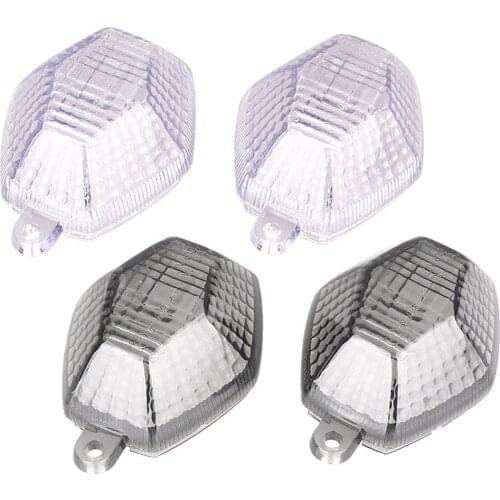 1Pair e-Mark Motorcycle Front Turn Signal Light Lamp Cover Lens Shell For Suzui SV650 SV1000 BANDIT GSXR 600 750 1000 GSXR600