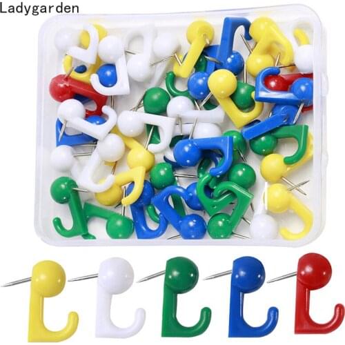 200PCS Color Pins Pushpin Hook Nail Positioning Pin Safety Pin Clothing Positioning Pin Safety Pin DIY Locating Pins with Box