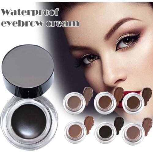 2021 Eyebrow Pomade Liner and Eyebrow Cream with Brush - Long Lasting Brow Color Gel Eyebrows Enhancers that Fills and Shape