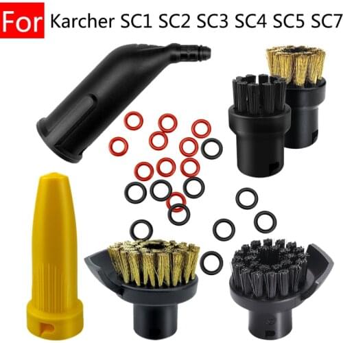 For Karcher SC1 SC2 SC3 SC4 SC5 SC7 CT10 CTK10 Steam Engine Accessories Nozzle Rubber Band Knife Brush Home accessories Parts