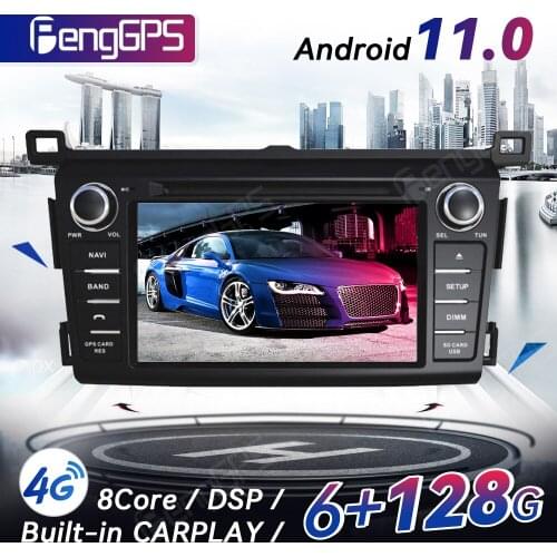Android 11.0 GPS Navigation For Toyota RAV4 2013-2016 Multimedia Headunit CD DVD Player Touchscreen With Carplay 4+64G DSP