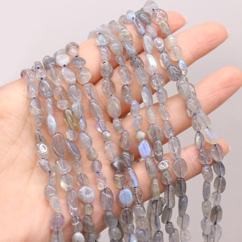 Hot Selling Natural Stone Irregular Flash Labradorite Loose Beads For DIY Jewelry Making Necklace Bracelet Earrings Accessory