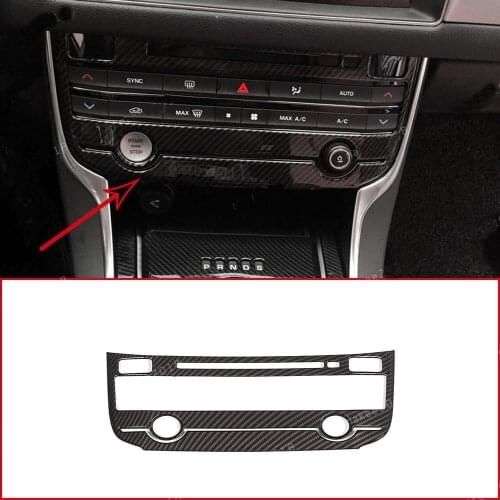 Central Control Air Condition Mode Button Cover For Jaguar XE XF F-Pace 2016-19