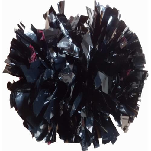 Pink cheerleading pompoms (2pieces/lot) 40CM Cheers pompon with middle plastic handle Color can free combination