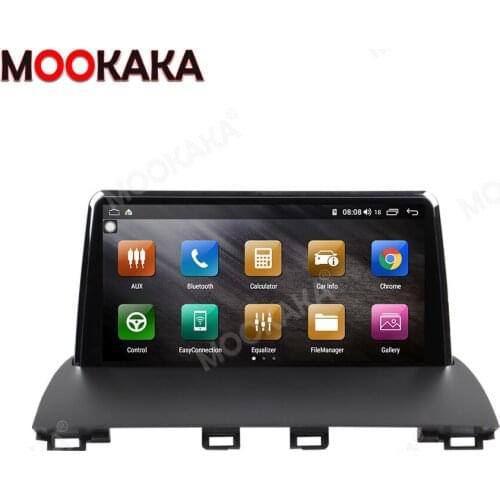 For Mazda 6 2016-2020 Android 10.0 4+64GB Multimedia Radio Player Car GPS Navigation Radio IPS Screen Head Unit Stereo Free Map