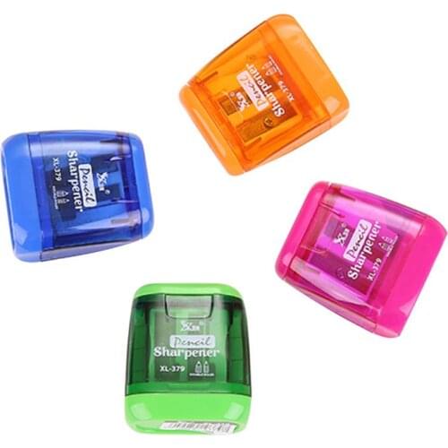 Classical Double Hole Mechanical Pen Pencil Sharpener Stationery Office Student School Supplies Korean Kids Gift 4X7E