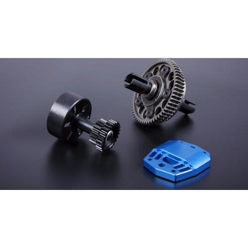 CNC alloy double gear kits 87085 for 1/5 rc car parts losi 5ive t ,rovan lt(19:58 24:53)