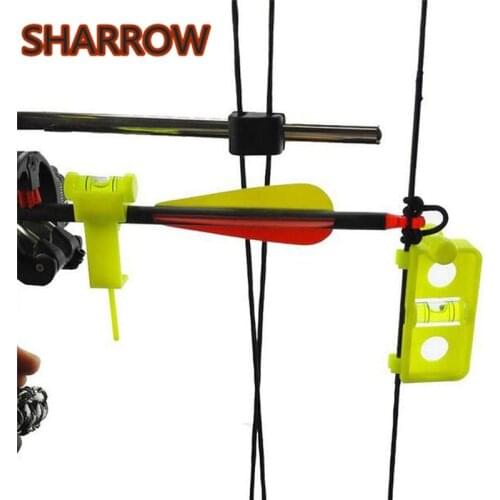 1Pc Arrow Tuning Mounting String Level Combo Compound Bow Level Nock Tool Outdoor Training Shooting Archery Accessories