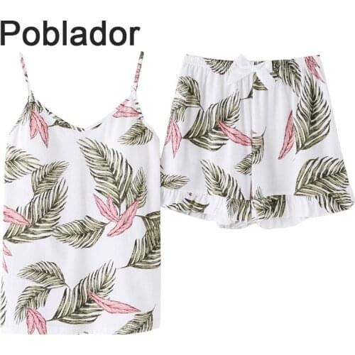 Poblador Womens Summer Pajamas