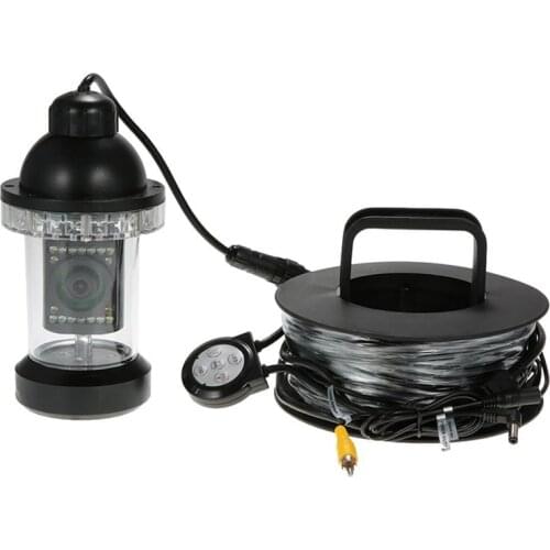 360 Rotation Underwater Video Camera With 100M Cable Waterproof Fishing Fish Finder Inspection CCTV Camera