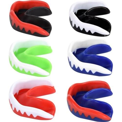 Professional Mouth Guard Teeth Protector Gum Shield Karate Boxing Protection Tool