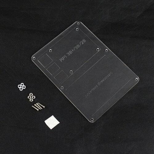 Raspberry Pi 3 Breadboard Mounting Plate Case DIY Prototype Experiment Plate for Raspberry Pi 3 Model B+ / 2