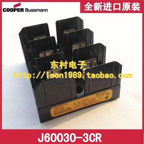 [SA]United States BUSSMANN fuse holder J60030-3CR J60030-3COR 30A 600V fuse holder