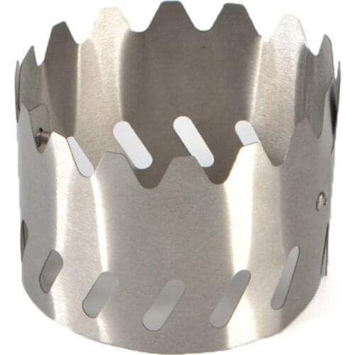 Stainless Steel Alcohol Stove Rack Burner Stove Holder Mini Portable Pot Stand Lightweight Camping Hiking Picnic Survival Tools