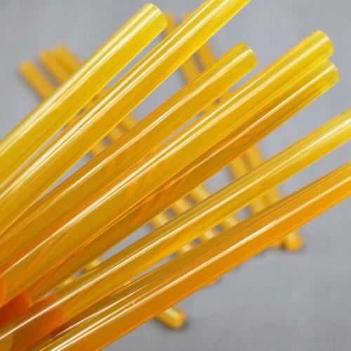 5pcs Yellow Hot Melt Glue Stick Car Body Paintless Dent Repair Puller Tool For Electric Glue Gun Craft Album Glue Sticks