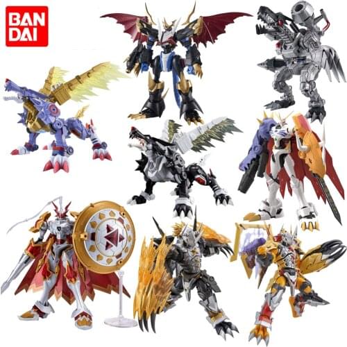 Bandai Digimon Adventure Mugendramon Wargreymon Imperialdramon Gallantmon MetalGarurumon Omegamon ABS Assembly Anime Model Toys