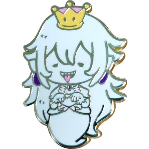 Boosette super crown brooch princess boo cute fun game jewelry