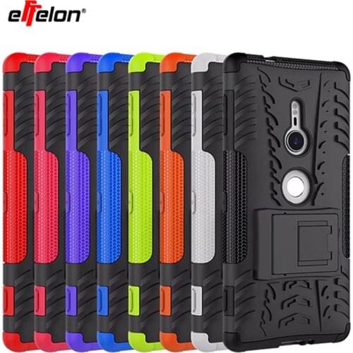 Effelon For Sony Xperia XZ2 5.7" Case Heavy Duty Armor Shockproof Hybrid Hard Soft Silicone Rugged Rubber Phone Case Cover