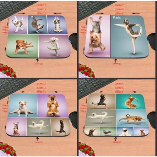 DIY Will Sport Dog Custom, High-Definition Computer Mouse Pad, Non-Slip Rubber Rectangle Decorate Your Desk, As A