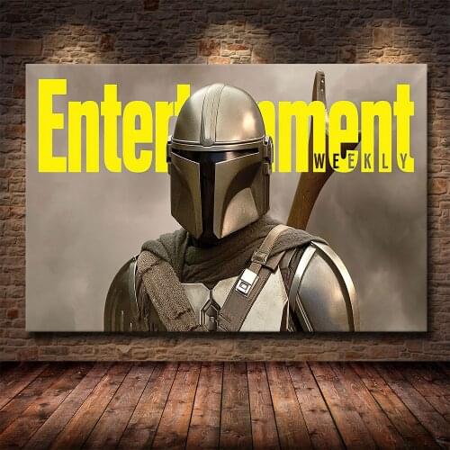 The Mandalorian Classic Popular American Drama Science Fiction Tv Series Poster Canvas Painting Living Room Bedroom Decoration