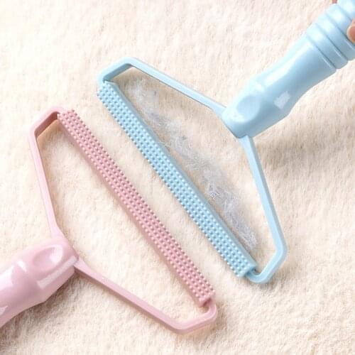 Portable Lint Remover Pet Hair Remover Brush Manual Lint Roller Sofa Clothes Cleaning Lint Brush Fuzz Fabric Shaver Brush Tool