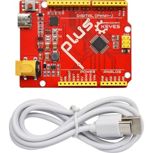 Keyes PLUS development control board is compatible with R3, suitable for Arduino maker STEAM education