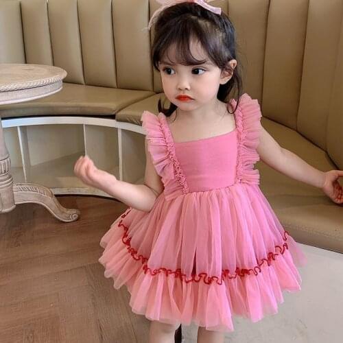 Little Girls Dresses Party Wedding Summer Clothes 2021 Toddler Kids Dress for Girls Tutu Childrens Princess Costumes Christmas
