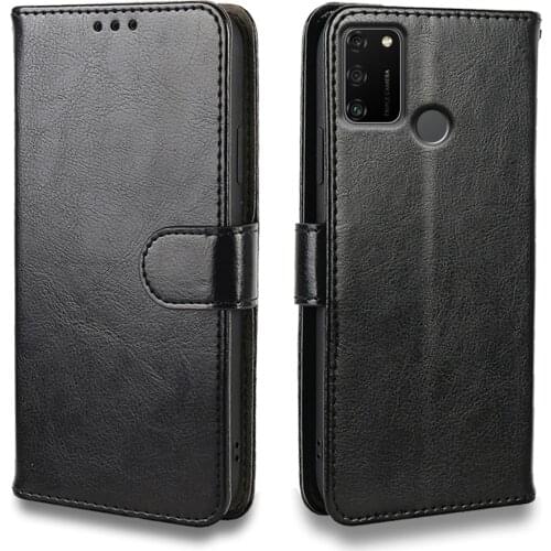 Luxury Case For Huawei Honor 9A 9C 9S 30 Pro 30S Case Flip leather Wallet Card Slot silicone Cover Phone