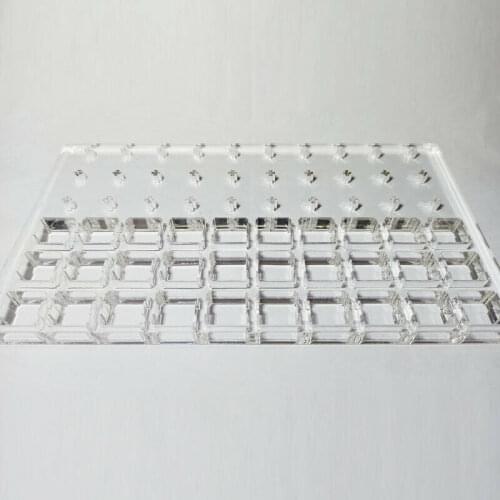 DIY 30-Hole Switches Lubricating Plate Station Platform for Mechanical Keyboard