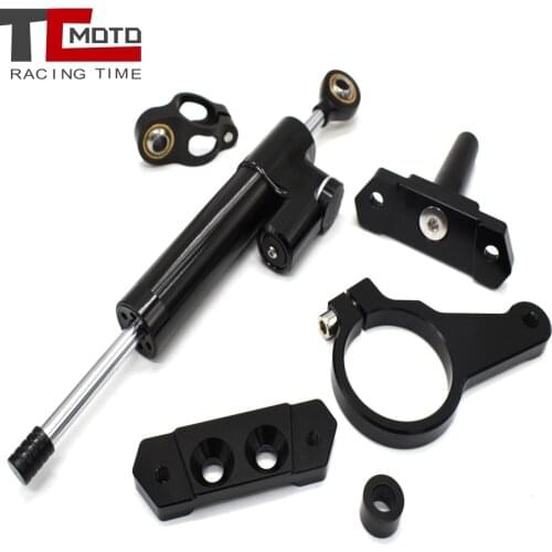 TCMOTO CNC R15 V3 Reversed Safety Steering Damper with Mount Bracket for Yamaha YZF R15 V3 r15 v3 2017 2018 2019 2020