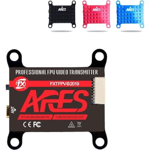 FXT FX893T ARES 5.8GHz PIT/25mw/200mw/600mw/1W VTX w/ Smart Audio FPV Video MMCX VTX Transmitter for RC Racing Drone