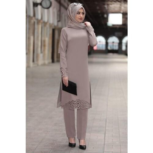 Turkey muslim dress women long top hollow solid islamic clothing hijab dresses moroccan kaftan jilbab party vestidos abaya 2020