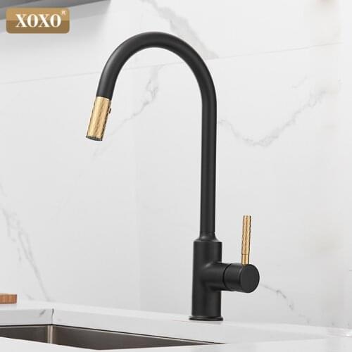 XOxO Black Kitchen Faucets