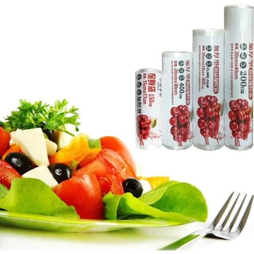 1 Roll Multipurpose Plastic Produce Bag on a Roll Clear Food Storage Bags Home 37MF