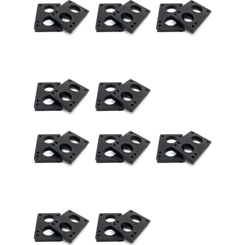 20Pcs Skateboard PU Risers Pads Shock Absorption Skate Boards Truck Pads Standard 76X55mm Height Increase 10Mm Pad Parts