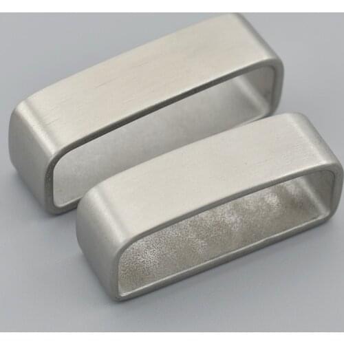 2019 New Metal Stainless Steel Belt Strap Loop For Men Garment Bags DIY Leather Craft Belt Loop Keeper Crafts