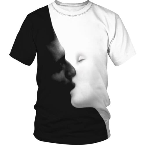 2021 Fashion Casual Brand Printed T-Shirt Mens 3D T-Shirt Drop Ship Top Top T-Shirt Short-Sleeved Camiseta T-Shirt with a Round