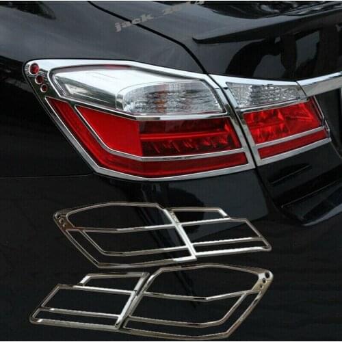 ABS Chrome Rear Tail Light Lamp Cover Trim Fit for HONDA ACCORD Sedan 2014-2015