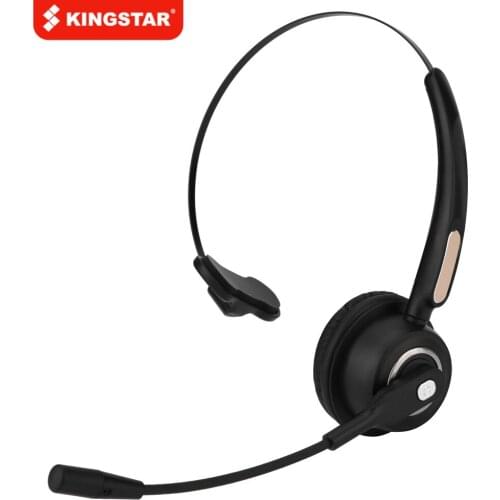 Headset Call Center Bluetooth Headset Wireless Over-the-Head Noise Canceling Headphones with USB for Truck Car Drivers Office