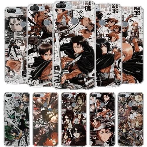 Hot Attack on Titan Manga Cover Phone Case for Huawei Y9 Y5 Y6 Y7 2019 Honor 9 10 Lite 9X 8X 8A 8S 7X 7A 20 Pro 10i V20 Coque