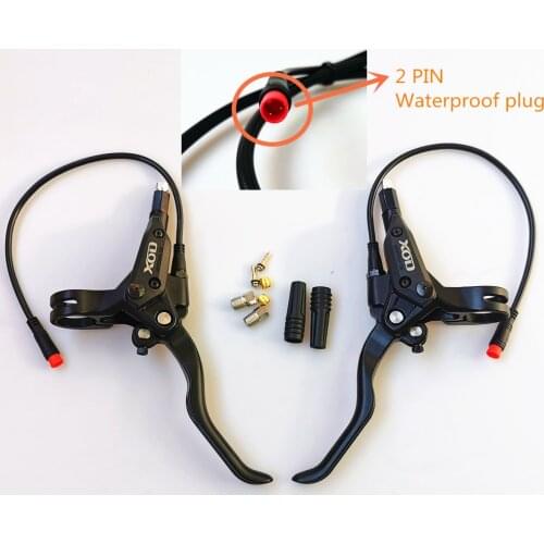 E-Bike Brake Hydraulic Disc Cut Off Power Brake 2PIN waterproof plug DIY assembly EBike Scooter Front Rear Brakes