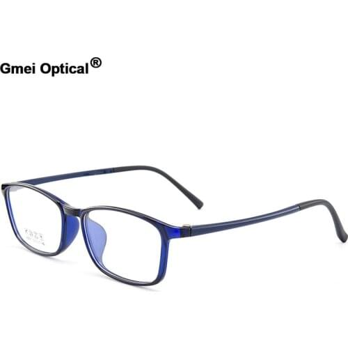Gmei Optical Urltra-Light TR90 Full Rim Optical Mens Eyeglasses Frame Women Plastic Myopia Presbyopia Spectacles 6 Colors M2001