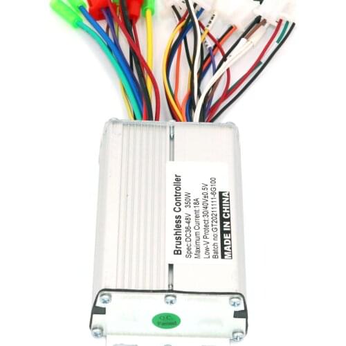 GREENTIME 36V 350W BLDC Motor Controller E-bike Brushless Speed Driver Dual Mode Sensor/Sensorless Controller