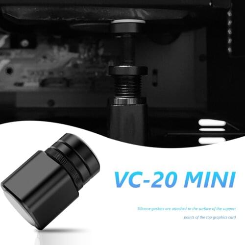 VC-20 MINI Graphics Card Bracket Video Card Frame Alloy Screw Support Frame Graphics Card Telescopic Rotating Bracket for Laptop