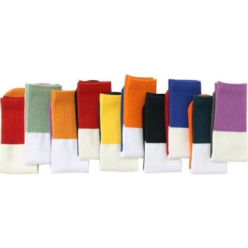 New Style Kids Fashion Middle Length Tube Socks Children Boys Girls Cotton Socks for All Seasons Baby Girl Knee Socks for 2-8T