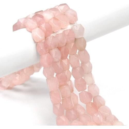 Wholesale Natural Gem Stone beads Pink Jades Beads For Jewelry Making Handmade Diy Bracelet Irregular Spacer Loose Beads